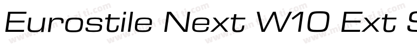 Eurostile Next W10 Ext SemiBold字体转换